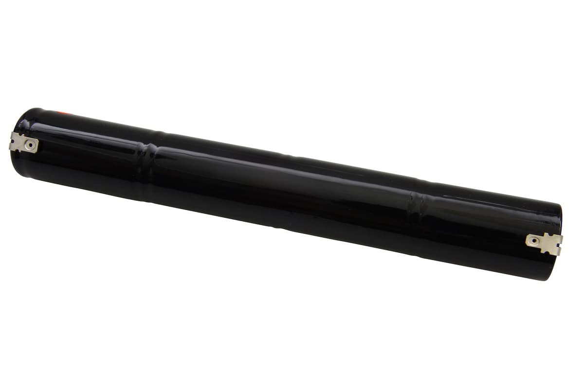 Batterie d'éclairage de secours NiCd pour éclairage de sécurité 4,8V 4000mAh Mono-D connexion faston rétractable