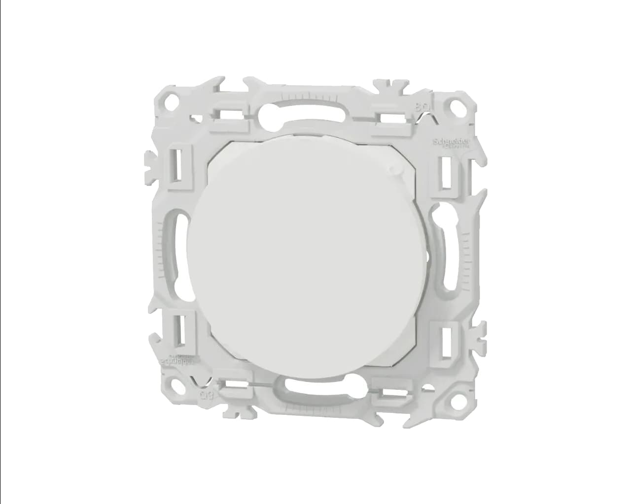 Obturateur Blanc craie Schneider Odace