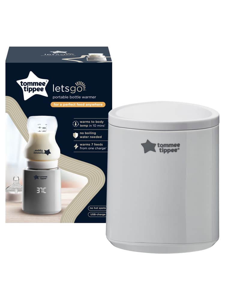 Tommee Tippee Letsgo Chauffe-Biberon Électrique Nomade Rechargeable Par USB