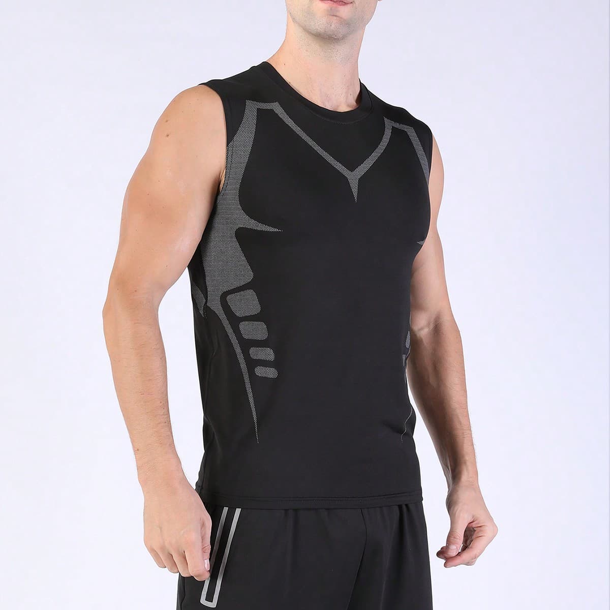 Débardeur De Compression Élastique De Sport Pour Homme, Sous-vêtement Respirant Absorbant L'humidité Et Séchant Rapidement, Vêtements De Base
