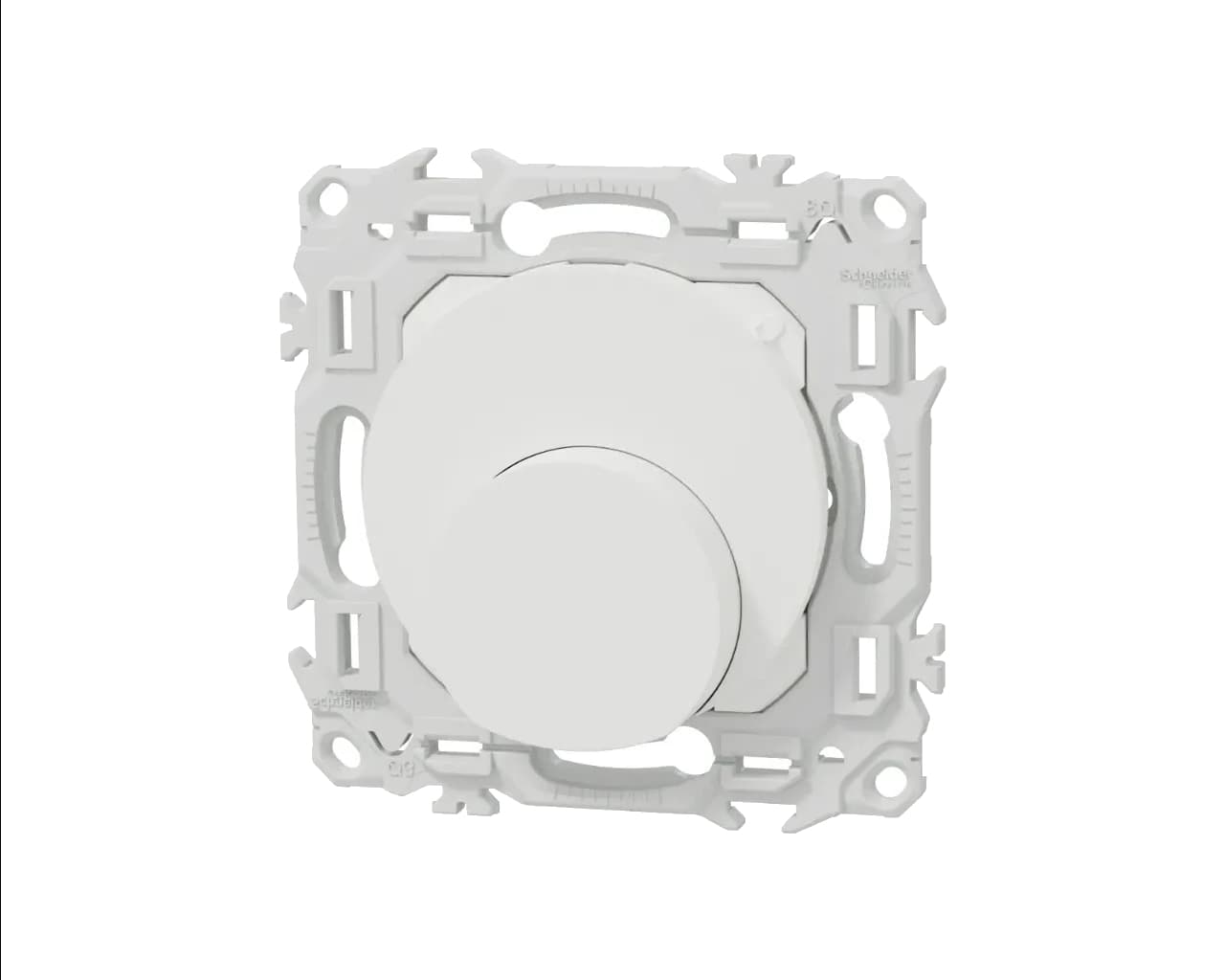 Sortie de câble Blanc craie Schneider Odace